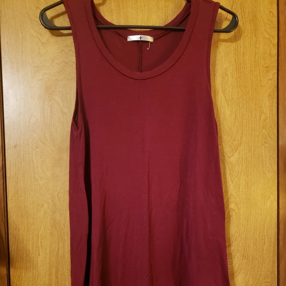 Blue Planet Marron Tank Top